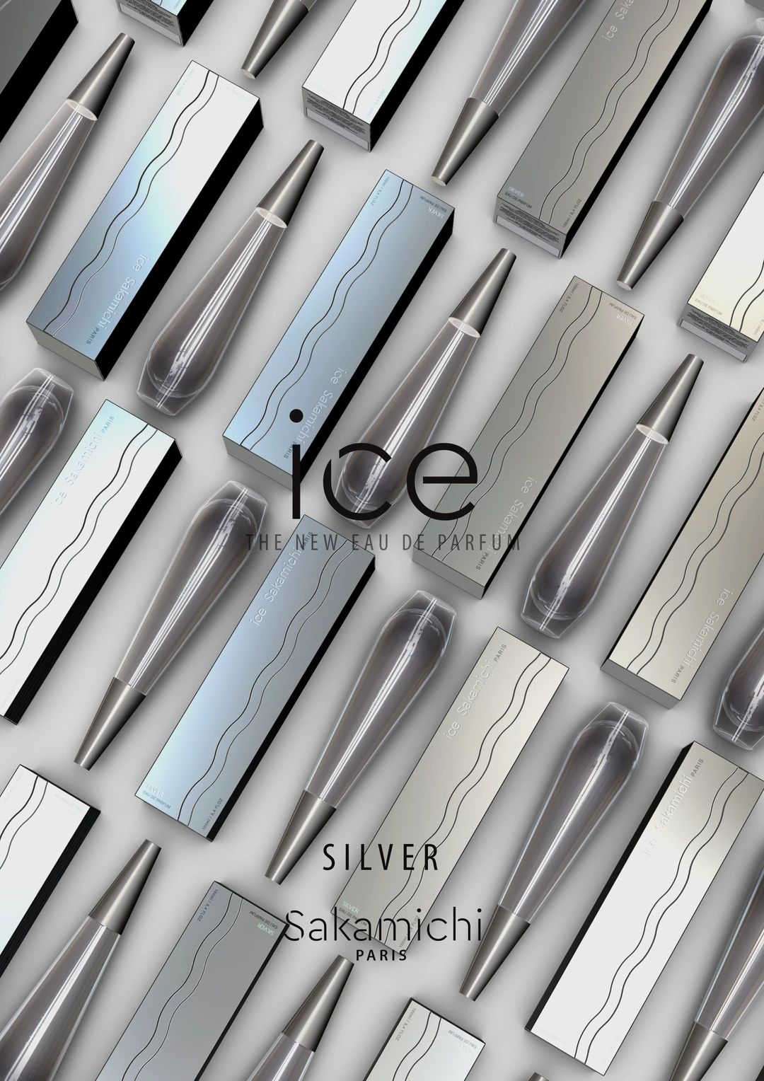 عطر ادکلن آیس بای ساکامیکی سیلور وومن ساکامیچی پرفیومز - Ice by Sakamichi Silver Woman Sakamichi Parfums - بررسی، قیمت و خرید