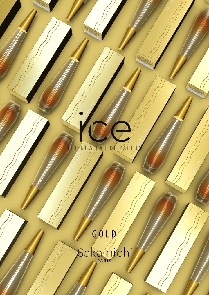 عطر ادکلن آیس بای ساکامیکی گلد وومن ساکامیکی پارفومز - Ice by Sakamichi Gold Woman Sakamichi Parfums - بررسی، قیمت و خرید