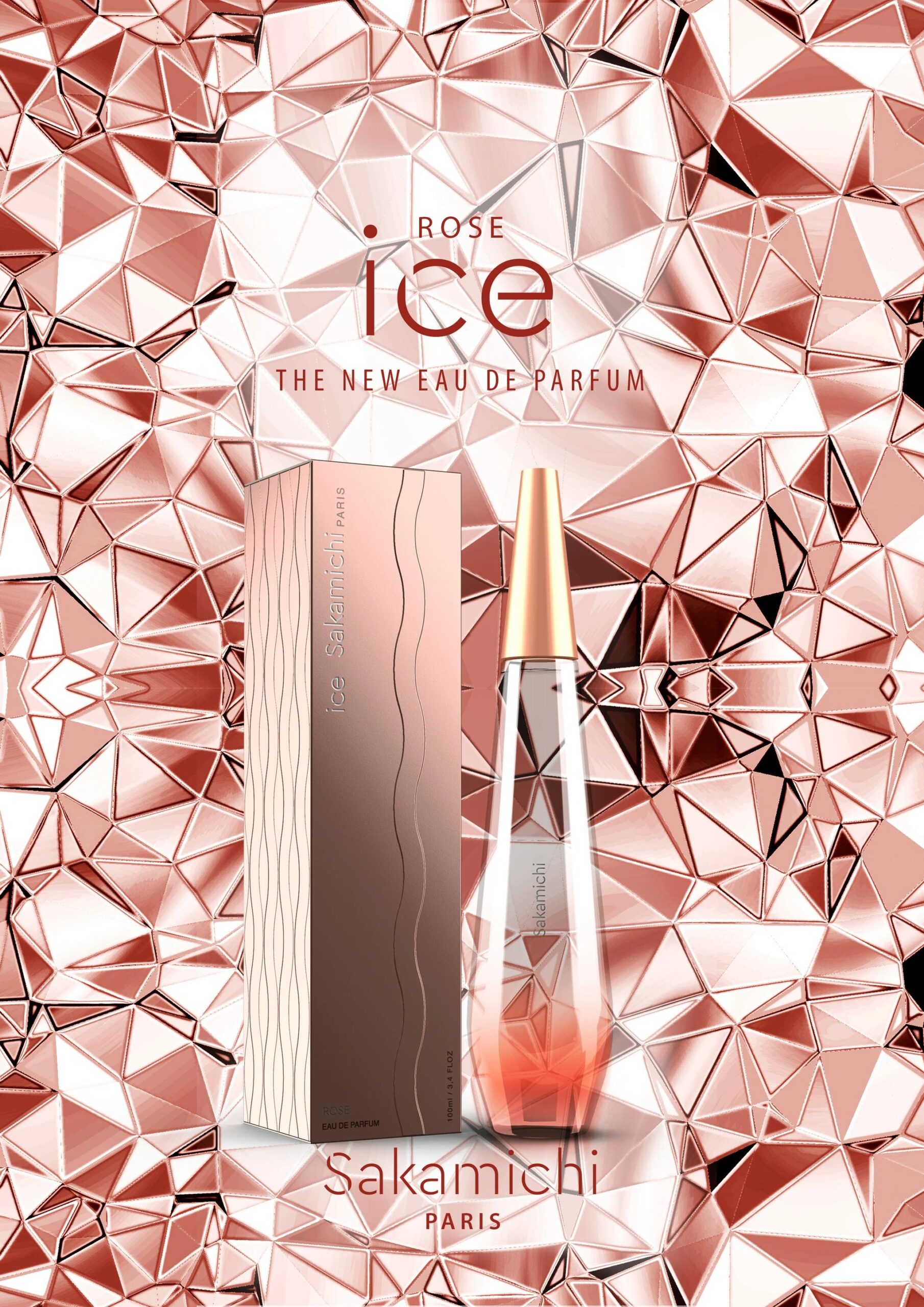 عطر ادکلن آیس بای ساکامیکی رز وومن ساکامیچی پرفیومز - Ice by Sakamichi Rose Woman Sakamichi Parfums - بررسی، قیمت و خرید