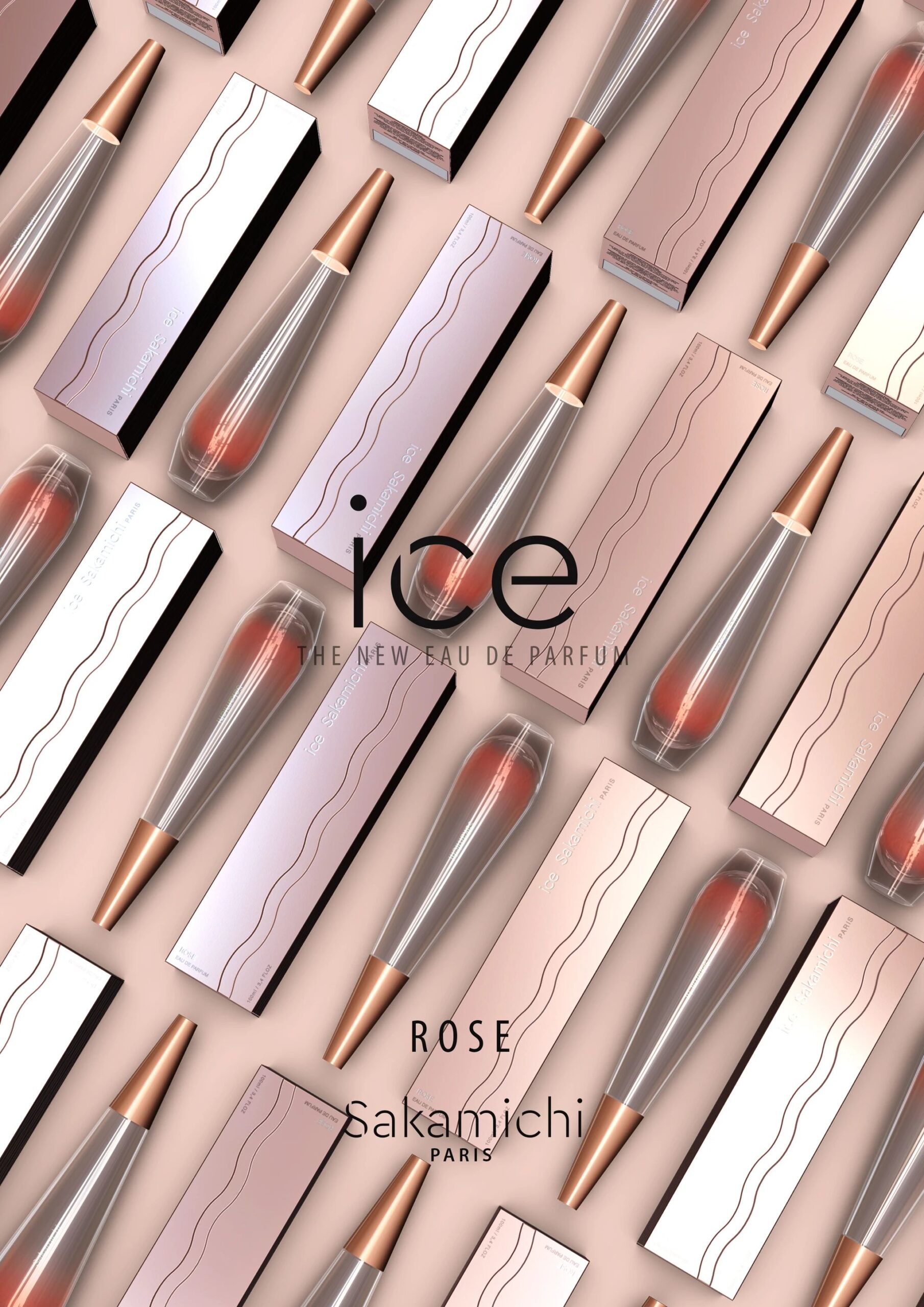 عطر ادکلن آیس بای ساکامیکی رز وومن ساکامیچی پرفیومز - Ice by Sakamichi Rose Woman Sakamichi Parfums - بررسی، قیمت و خرید
