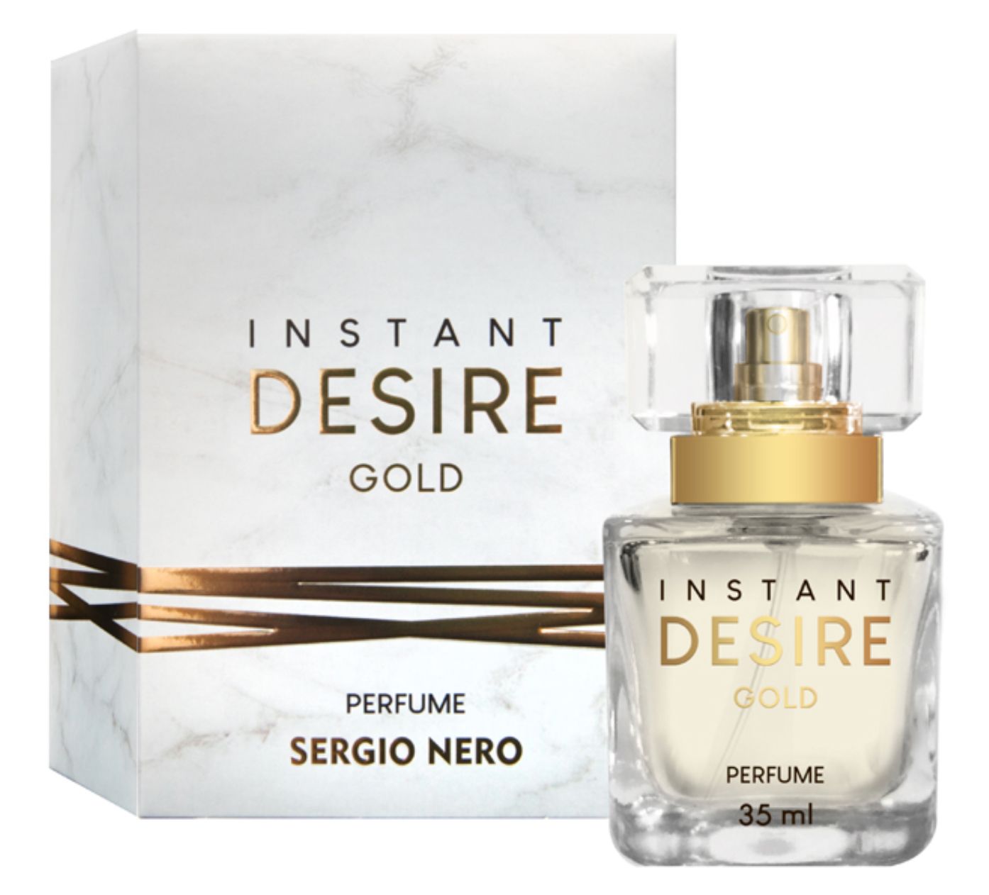 عطر ادکلن اینسنت دیزایر، گلد سرجو نرو - Instant Desire, Gold Sergio Nero - بررسی، قیمت و خرید