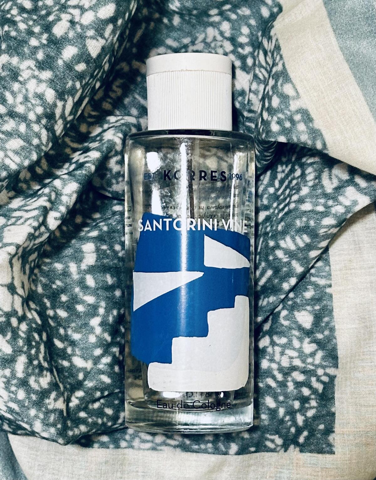 عطر ادکلن سانتورینی وین او دو کلن کُرِس - Santorini Vine Eau de Cologne Korres - بررسی، قیمت و خرید