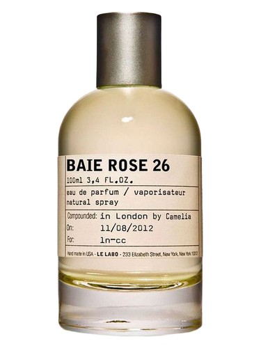 عطر ادکلن بای رز ۲۶ شیکاگو لِ لابو - Baie Rose 26 Chicago Le Labo - بررسی، قیمت و خرید