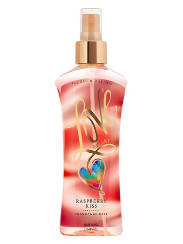 عطر ادکلن لاو اسپری رزبری کیس جکی و دیوید - Love Spray Raspberry Kiss Jacqui & David - بررسی، قیمت و خرید