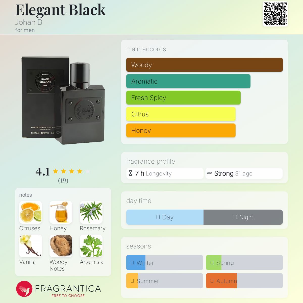 عطر ادکلن الگنت بلک یوهان بی - Elegant Black Johan B - بررسی، قیمت و خرید