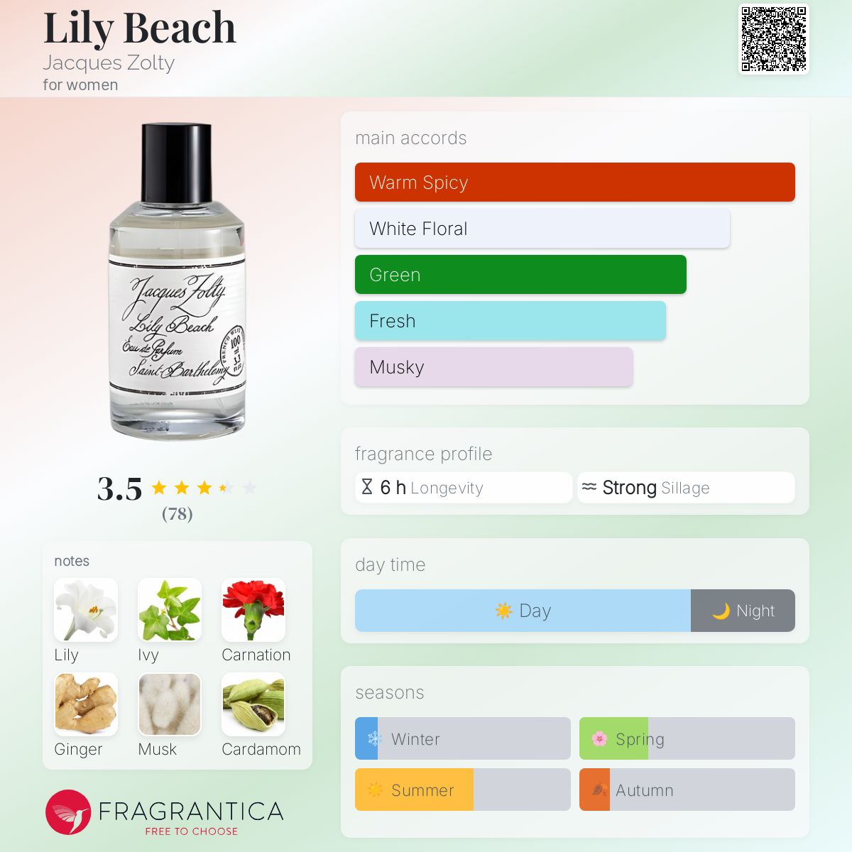 عطر ادکلن لیلی بیچ ژاک زولتی - Lily Beach Jacques Zolty - بررسی، قیمت و خرید
