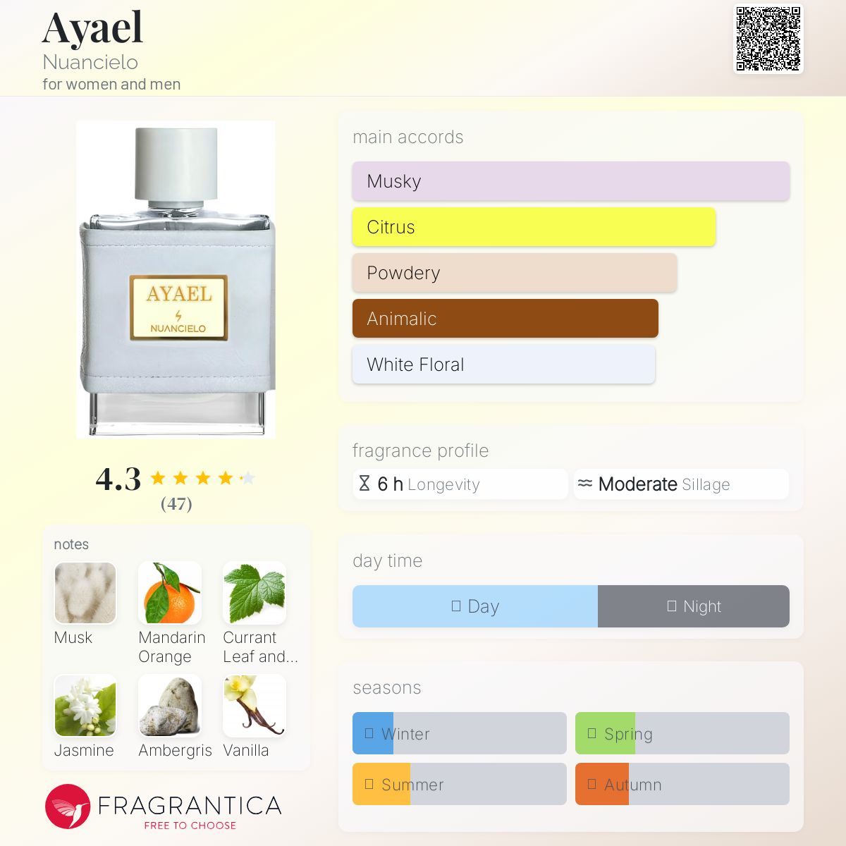 عطر ادکلن آیائل نئوانسیلو - Ayael Nuancielo - بررسی، قیمت و خرید