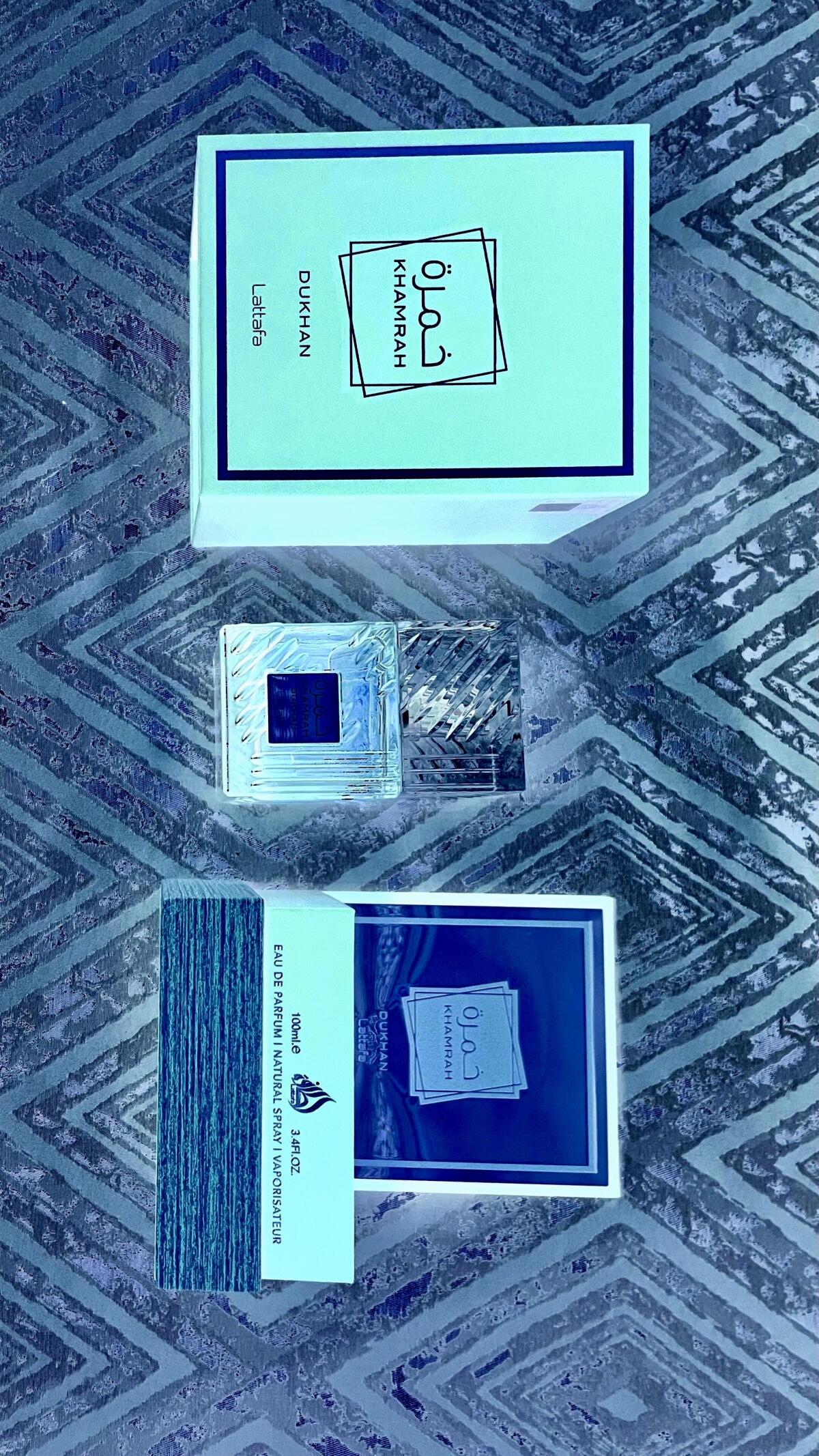 عطر ادکلن خمراه دخان لطافا پرفیومز - Khamrah Dukhan Lattafa Perfumes - بررسی، قیمت و خرید