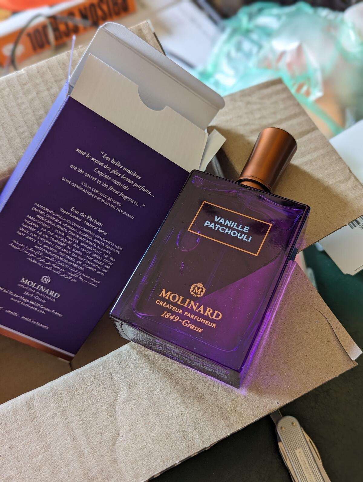 عطر ادکلن وانیل پچولی ادو پرفیوم مولینارد - Vanille Patchouli Eau de Parfum Molinard - بررسی، قیمت و خرید