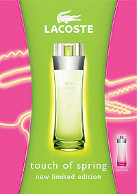 عطر ادکلن تاچ آو اسپرینگ لاکست فراگرنسز - Touch of Spring Lacoste Fragrances - بررسی، قیمت و خرید