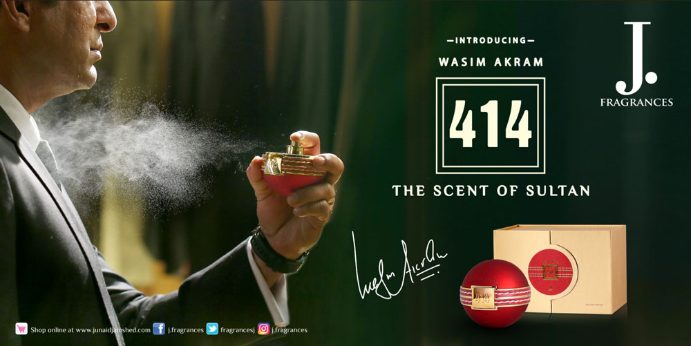 عطر ادکلن وسیم اکرم ۴۱۴ جنید جمشید - Wasim Akram 414 Junaid Jamshed - بررسی، قیمت و خرید