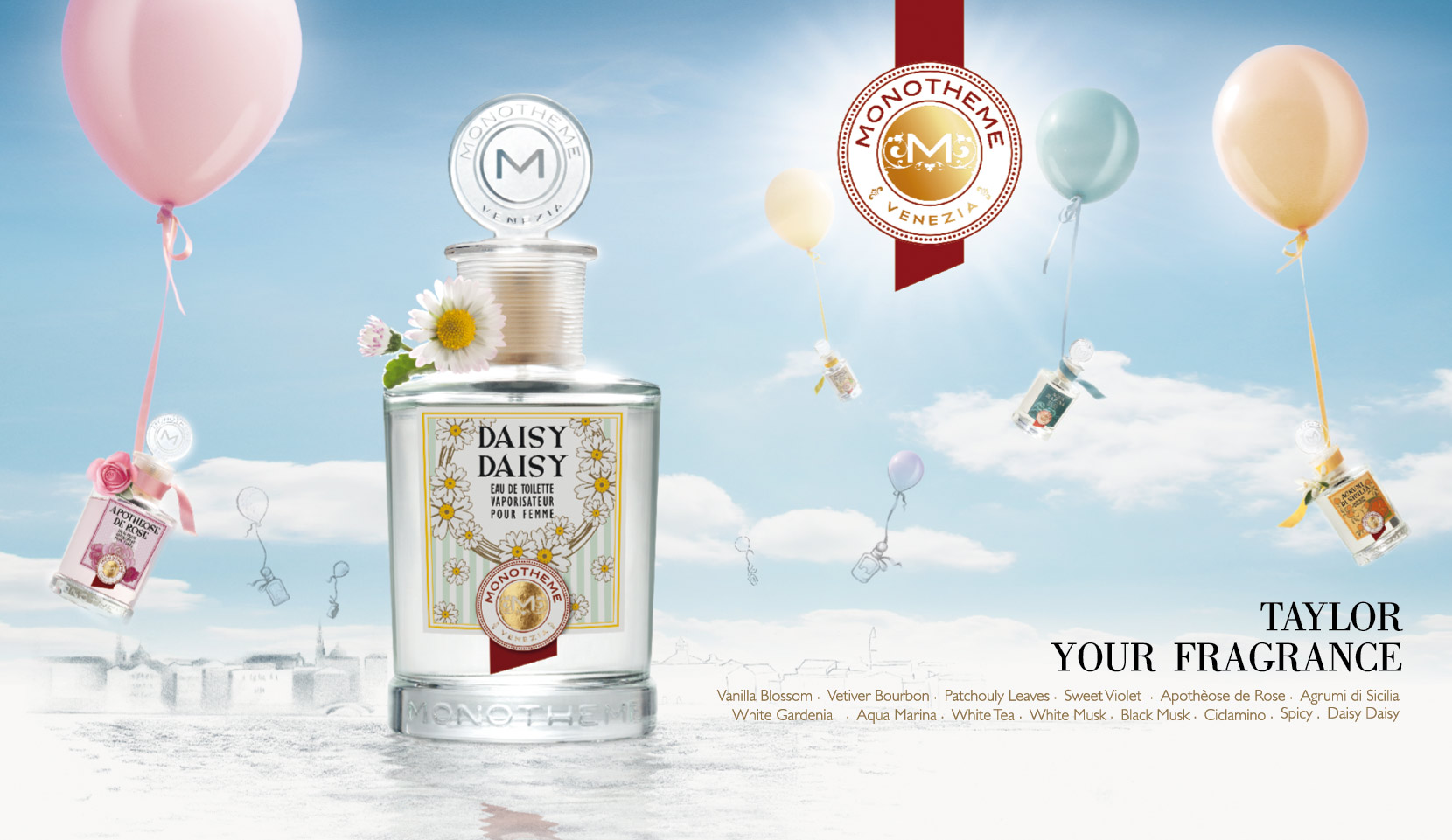 عطر ادکلن دیزی دیزی مونوتمه ونیزیا - Daisy Daisy Monotheme Venezia - بررسی، قیمت و خرید