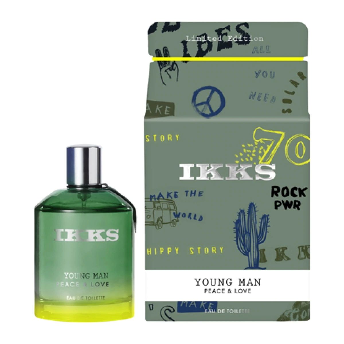 عطر ادکلن آی‌کی‌کی‌اِس یانگ مَن پیس اَند لاو ایکس - IKKS Young Man Peace & Love IKKS - بررسی، قیمت و خرید