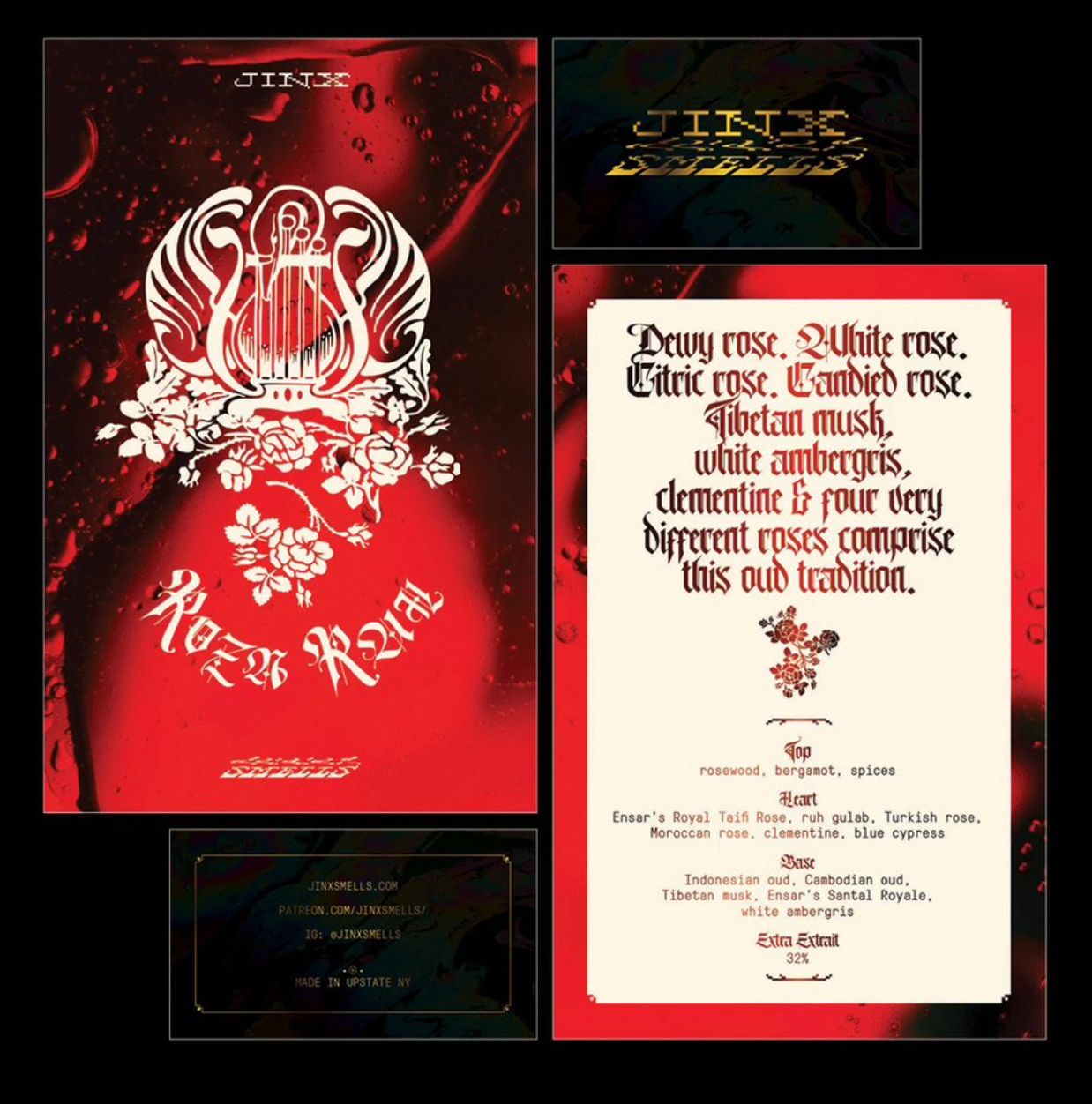 عطر ادکلن روزا رو جینکس اسمِلز - Roza Ruh Jinx Smells - بررسی، قیمت و خرید