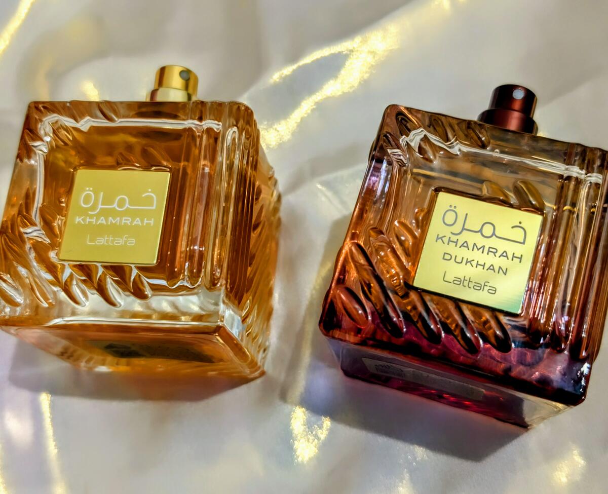 عطر ادکلن خمراه دخان لطافا پرفیومز - Khamrah Dukhan Lattafa Perfumes - بررسی، قیمت و خرید