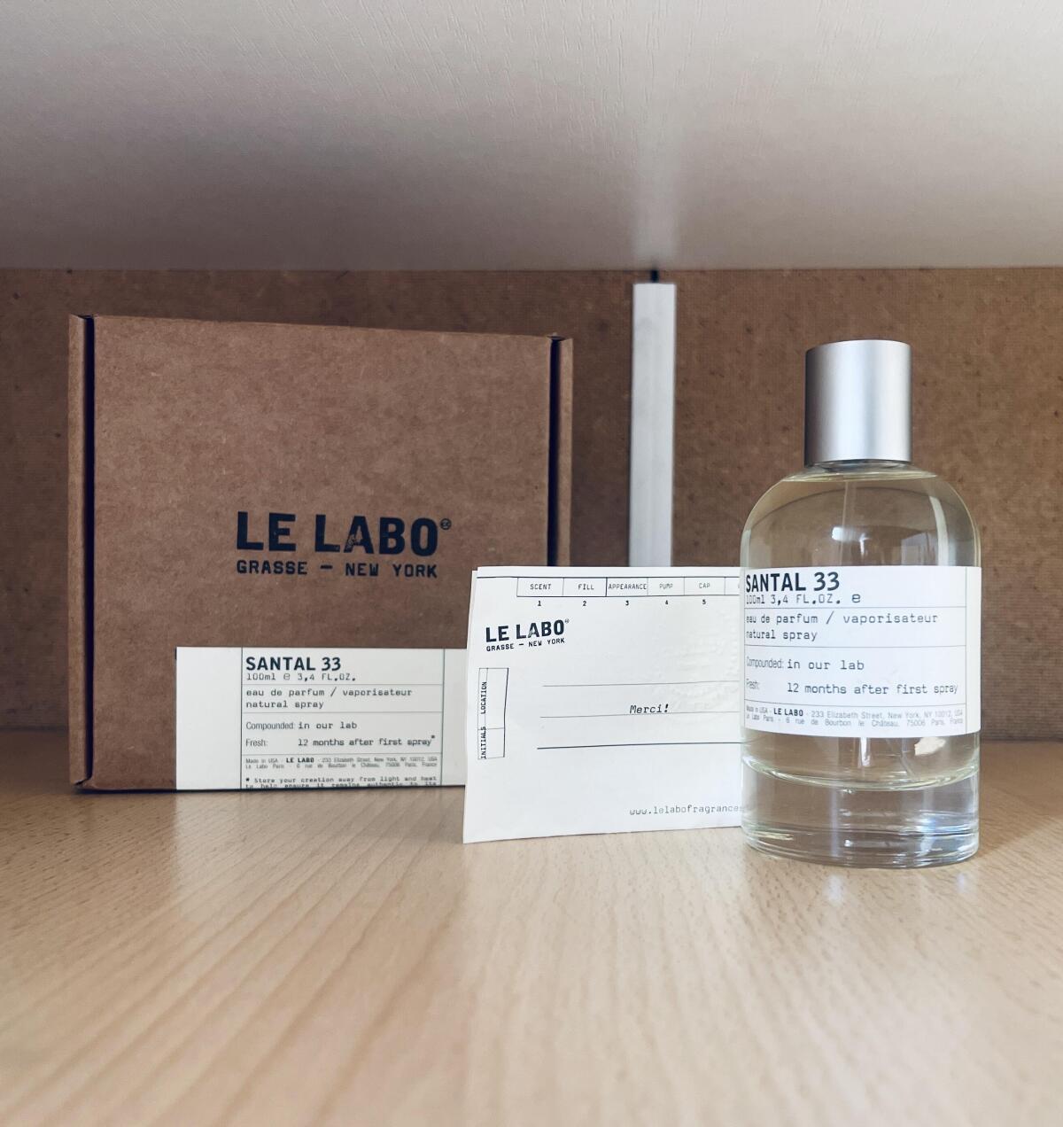 عطر ادکلن سنتر سی و سه له لابو - Santal 33 Le Labo - بررسی، قیمت و خرید