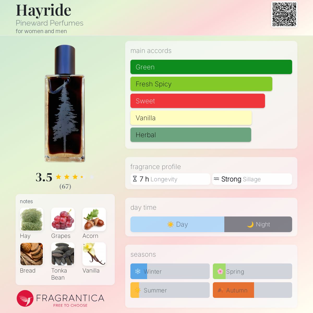 عطر ادکلن هی‌راید پاین‌ورد پرفیومز - Hayride Pineward Perfumes - بررسی، قیمت و خرید