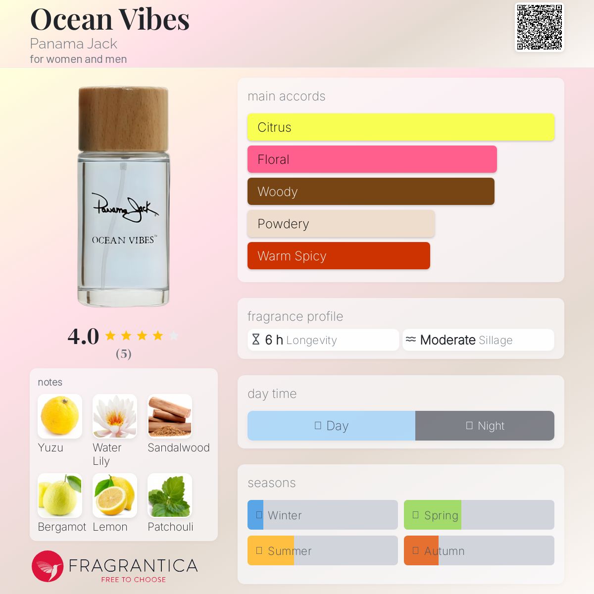 عطر ادکلن اوشن وایبز پاناما جک - Ocean Vibes Panama Jack - بررسی، قیمت و خرید