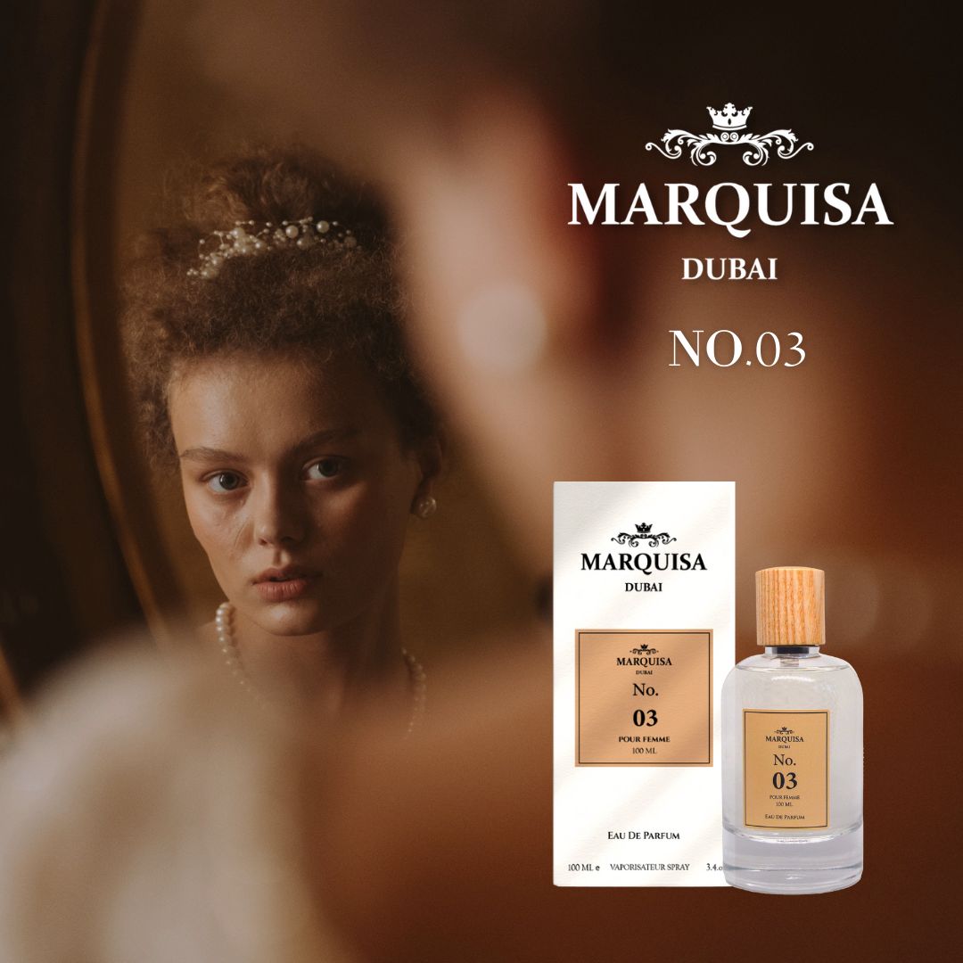 عطر ادکلن نو نامبر زیرو تری پوره فم مارکیسا دبی - No. 03 Pour Femme Marquisa Dubai - بررسی، قیمت و خرید