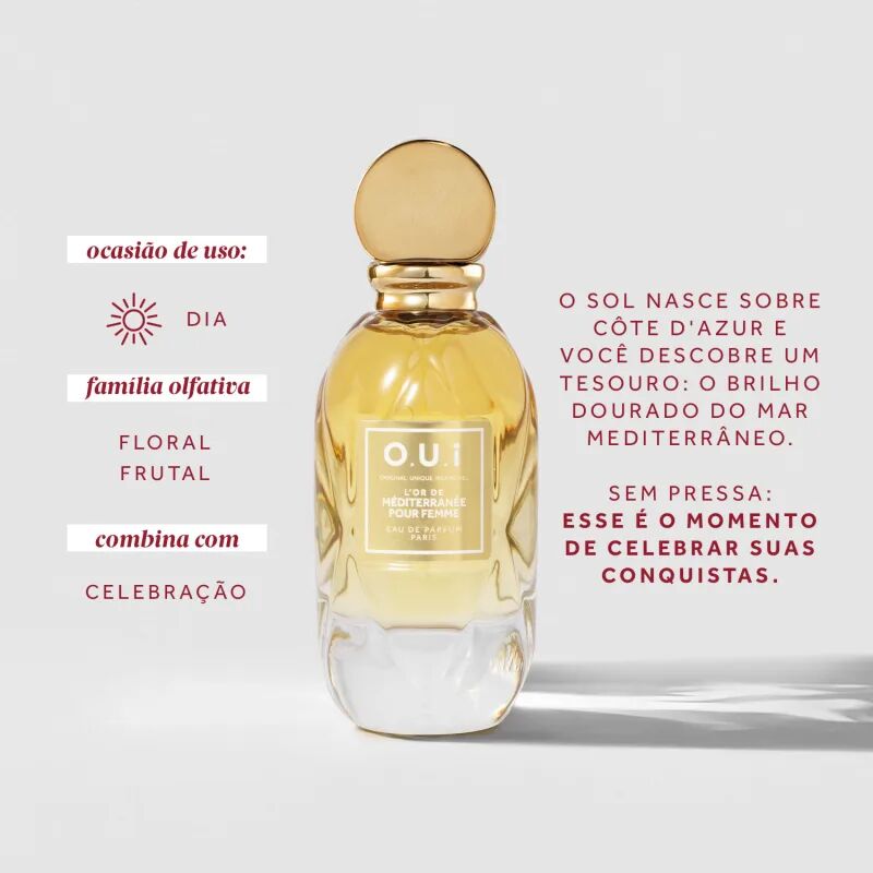 عطر ادکلن لور د مدیترانه پور فم اویی - L’Or de Méditerranée Pour Femme O.U.i Original Unique Individual - بررسی، قیمت و خرید