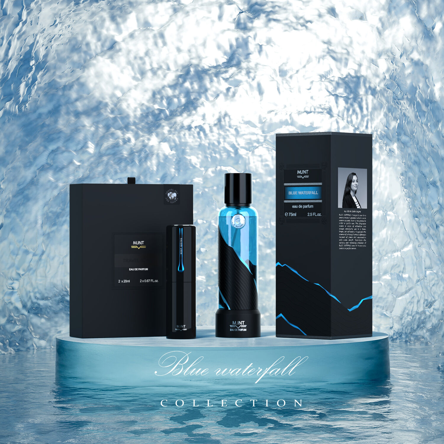 عطر ادکلن بلو واترفال اِم‌این‌ت - Blue Waterfall M.INT - بررسی، قیمت و خرید