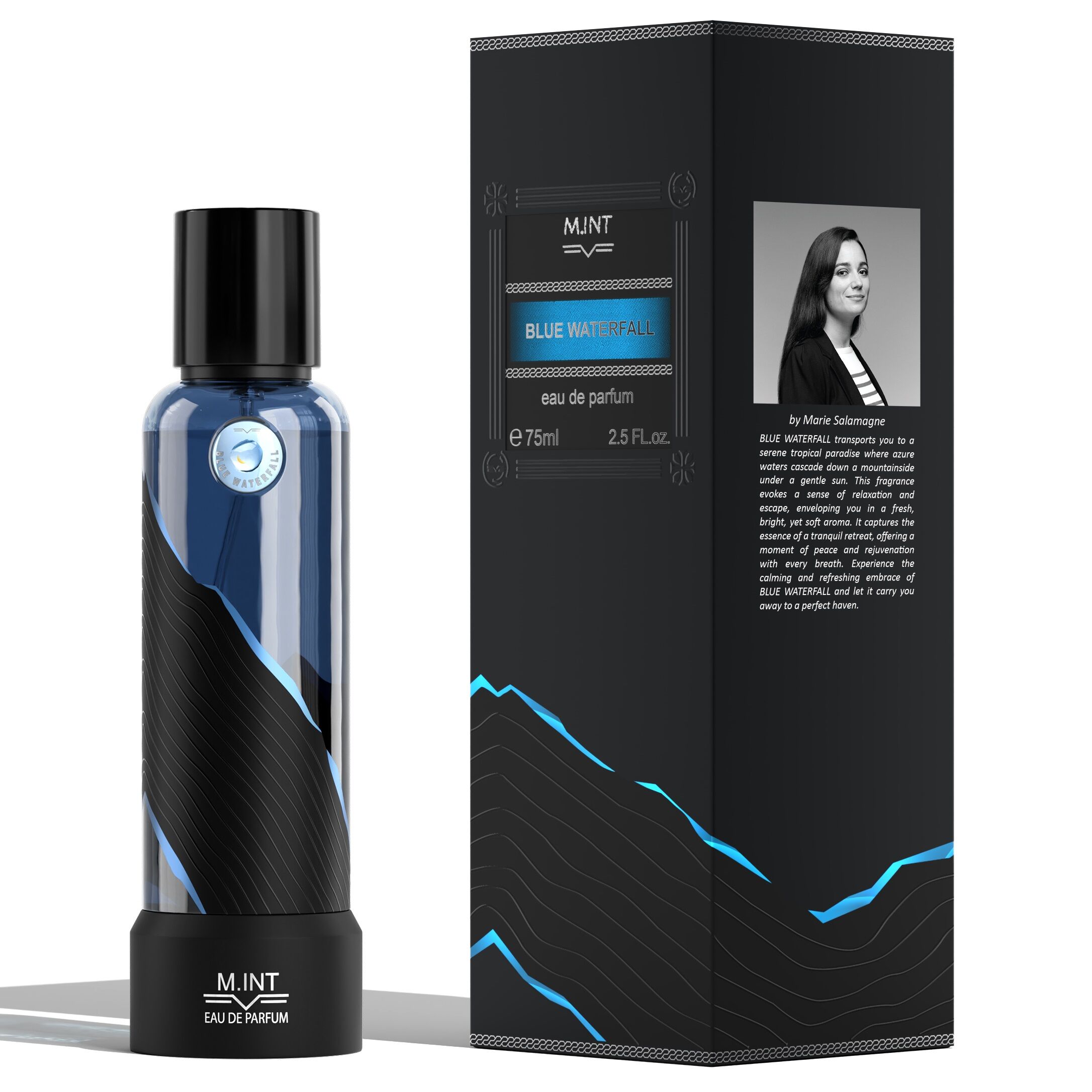 عطر ادکلن بلو واترفال اِم‌این‌ت - Blue Waterfall M.INT - بررسی، قیمت و خرید