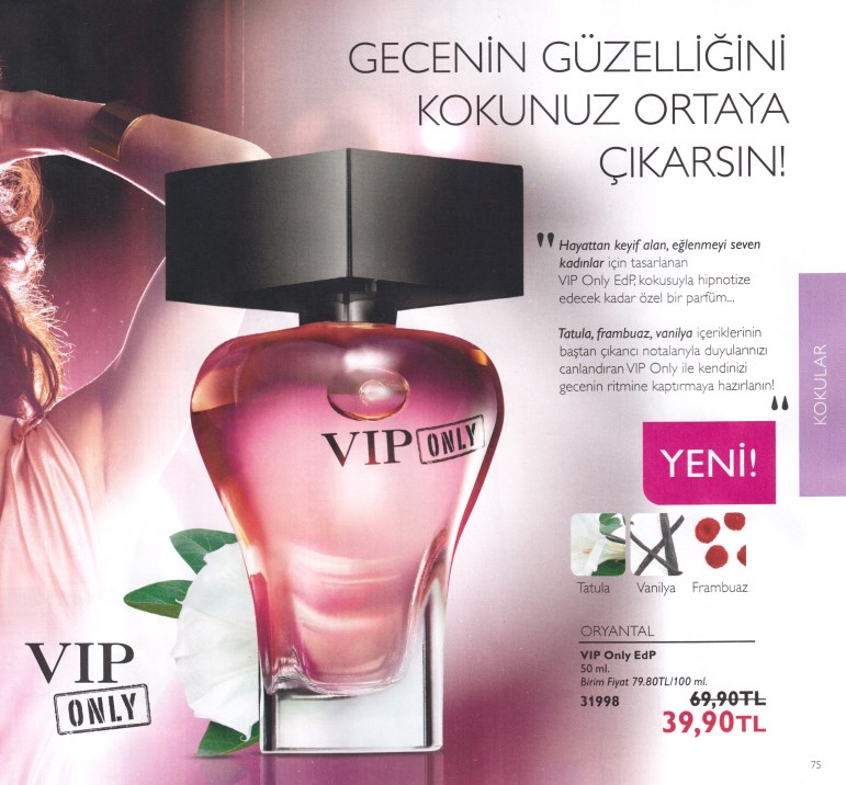 عطر ادکلن وی‌آی‌پی اُونلی اوریفلیم - VIP Only Oriflame - بررسی، قیمت و خرید