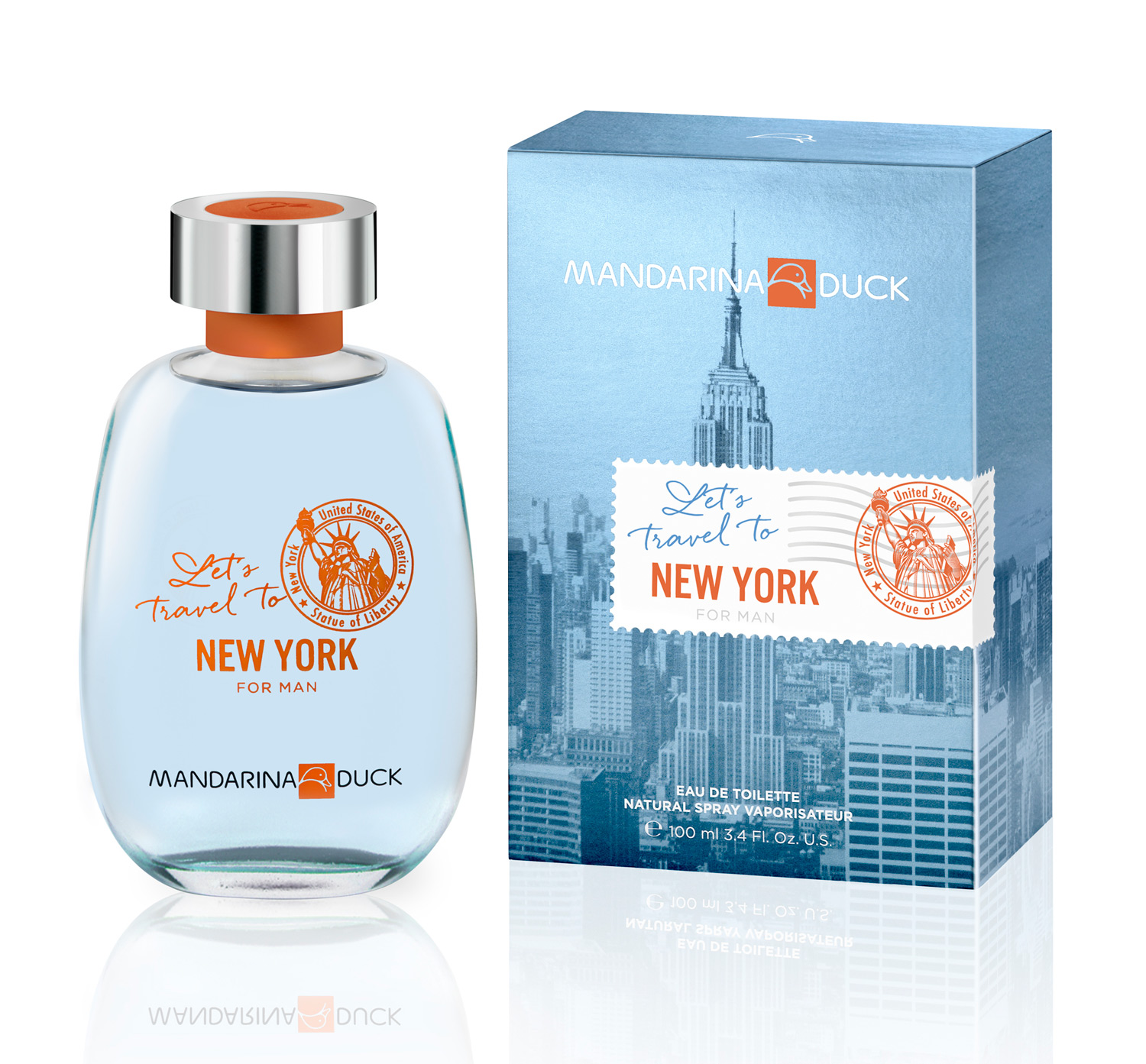 عطر ادکلن لتس تراول تو نیویورک فور من ماندارینا داک - Let's Travel To New York For Man Mandarina Duck - بررسی، قیمت و خرید