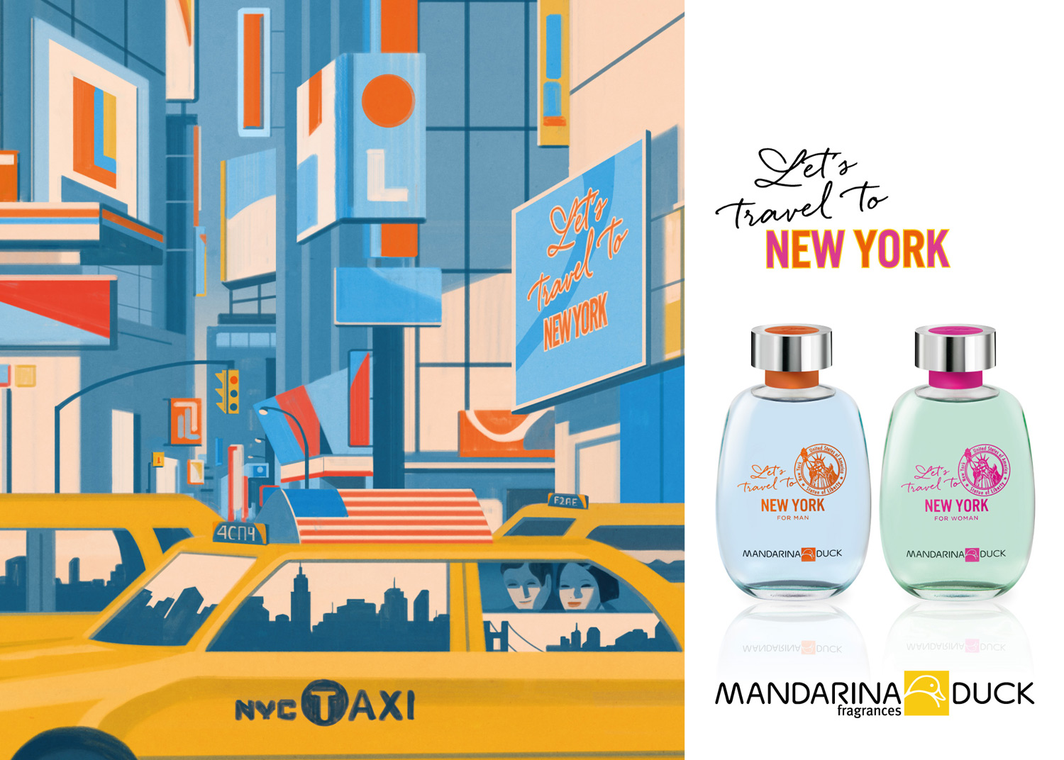 عطر ادکلن لتس تراول تو نیویورک فور من ماندارینا داک - Let's Travel To New York For Man Mandarina Duck - بررسی، قیمت و خرید