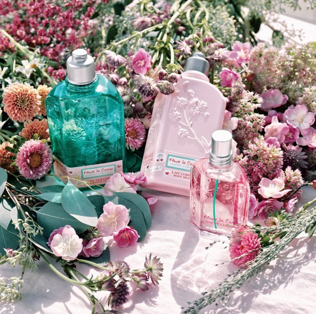 عطر ادکلن فلور دو سریزیه هپی چری او دو تویلت لوکسی تان آن پروونس - Fleurs de Cerisier Happy Cherry Eau De Toilette L'Occitane en Provence - بررسی، قیمت و خرید