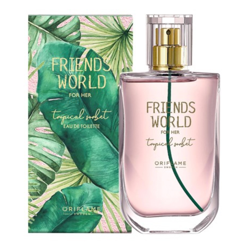 عطر ادکلن فرندز وُرلد فور هِر تروپیکال سوربت اوریفلیم - Friends World for Her Tropical Sorbet Oriflame - بررسی، قیمت و خرید