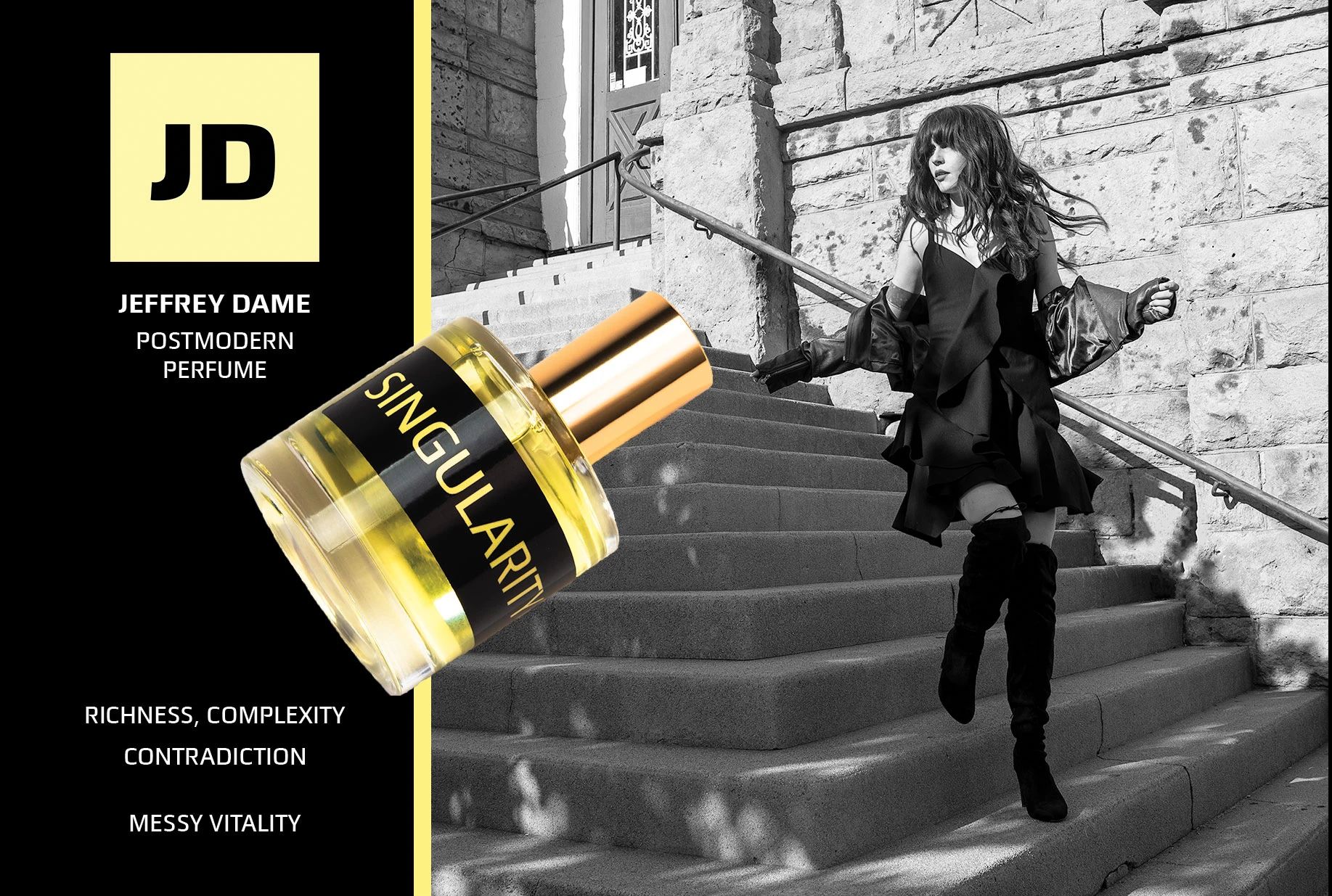 عطر ادکلن جی‌دی سینگولاریتی جفری دام - JD Singularity JD Jeffrey Dame - بررسی، قیمت و خرید