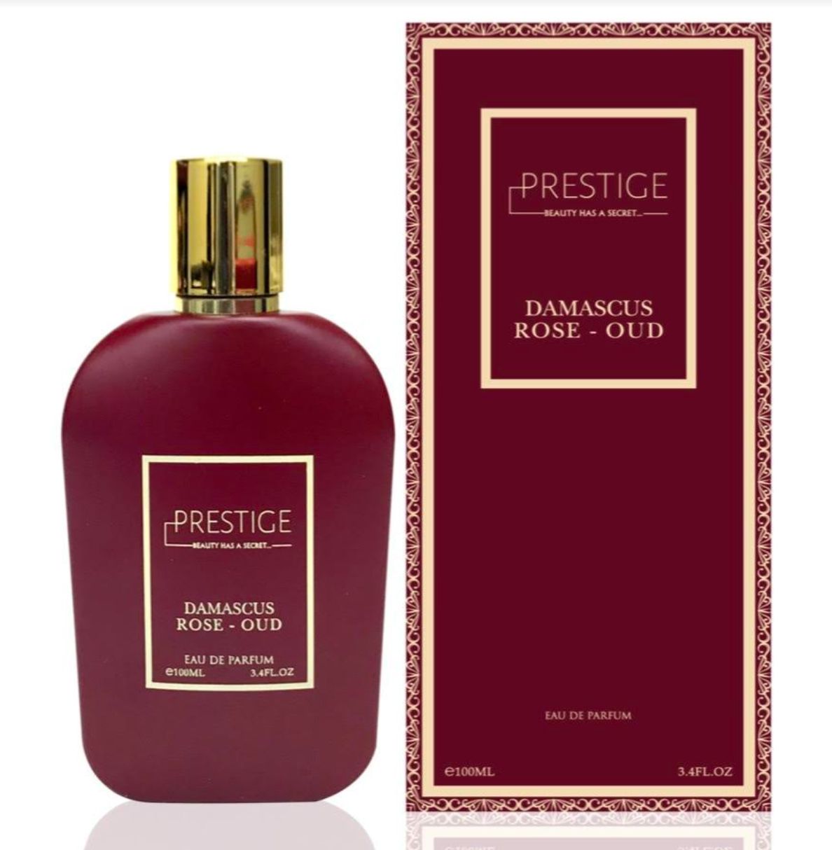 عطر ادکلن رز دمشقی - عود پرستیژ بیوتی هز اِ سیکرت - Damascus Rose - Oud Prestige - Beauty Has a Secret - بررسی، قیمت و خرید