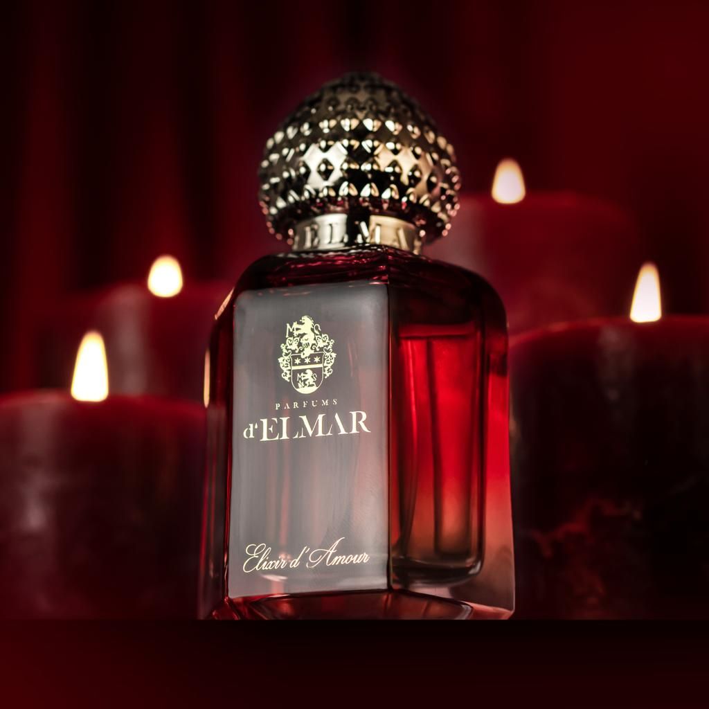 عطر ادکلن الکسیر دامور پرفیوم د المار - Elixir d'Amour Parfums d'Elmar - بررسی، قیمت و خرید