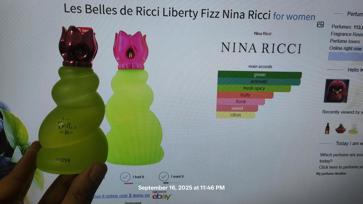عطر ادکلن له بل د ریکی نینا ریچی - Les Belles de Ricci Nina Ricci - بررسی، قیمت و خرید