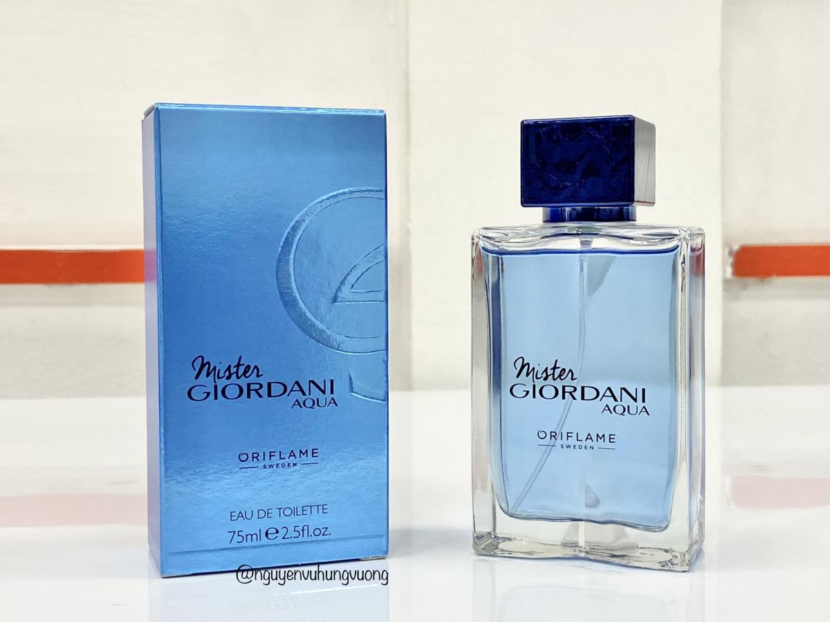 عطر ادکلن میستر جوردانی آکوا اریفلیم - Mister Giordani Aqua Oriflame - بررسی، قیمت و خرید