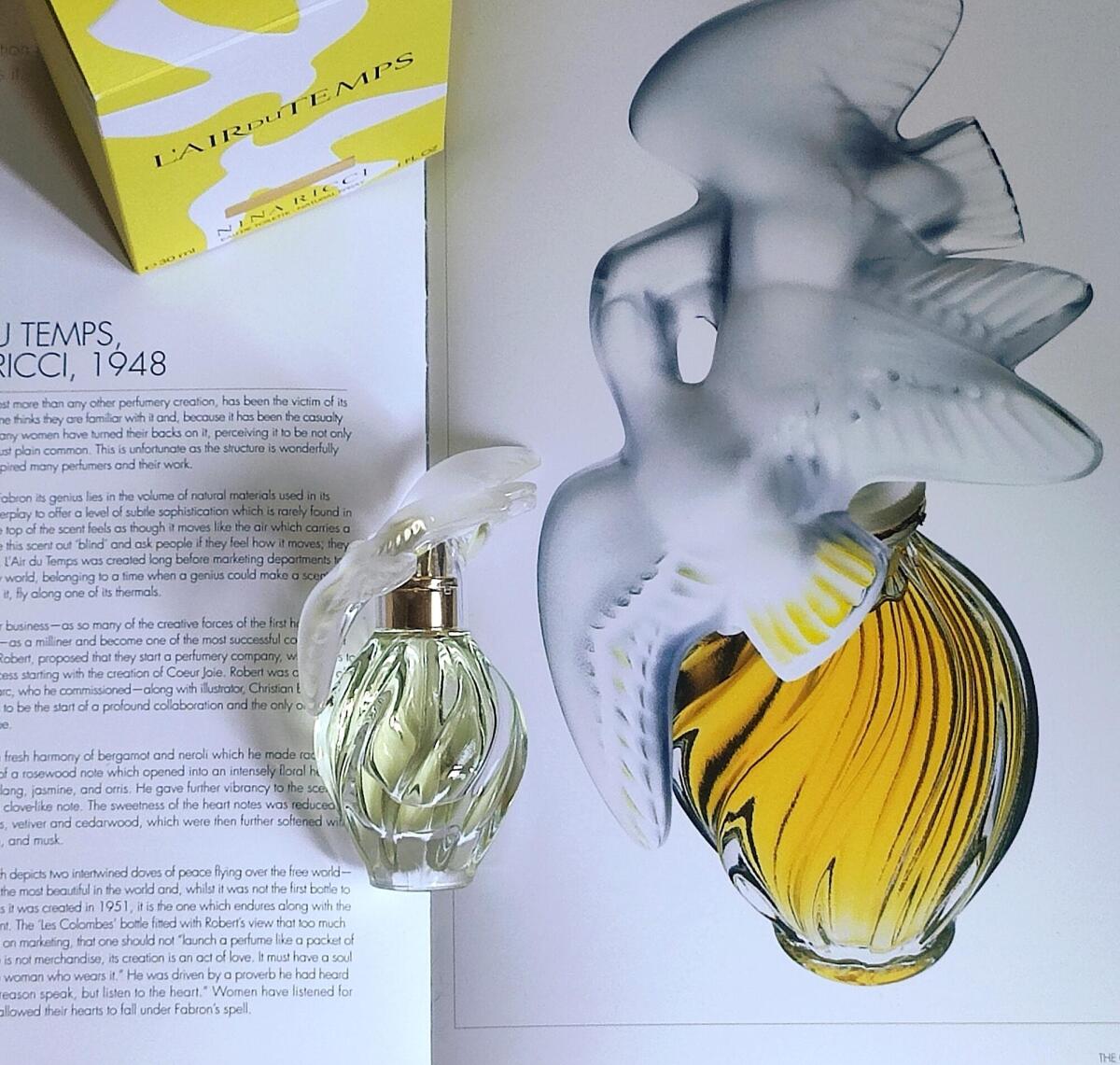 عطر ادکلن ل ایر دو تمو نینا ریچی - L'Air du Temps Eau de Parfum Nina Ricci - بررسی، قیمت و خرید