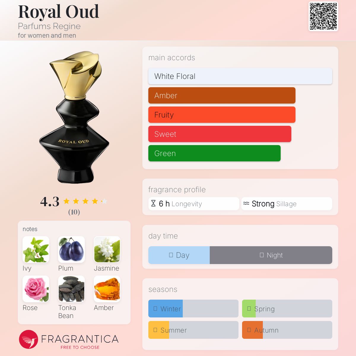 عطر ادکلن رویال عود پرفیوم رژین - Royal Oud Parfums Regine - بررسی، قیمت و خرید
