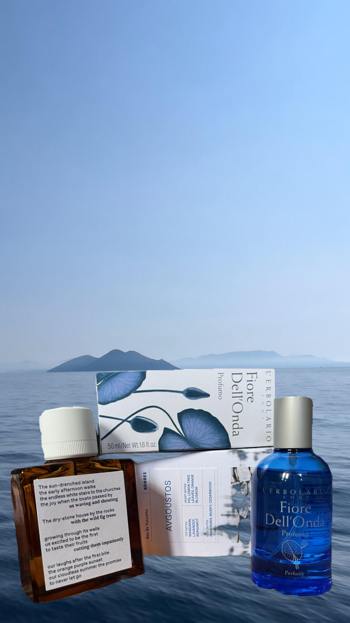 عطر ادکلن فیوره دل اوندا لئربولاریو - Fiore dell'Onda L'Erbolario - بررسی، قیمت و خرید