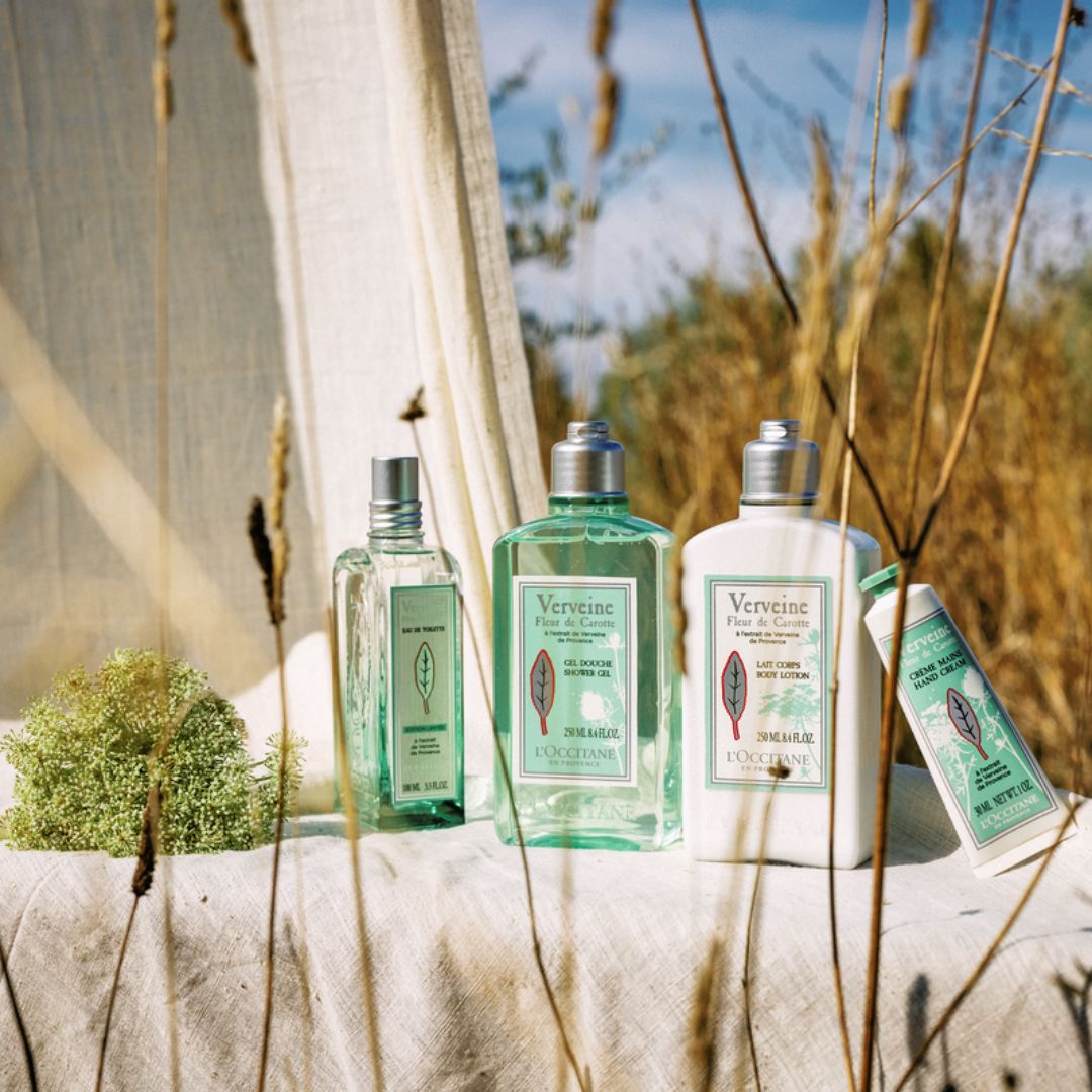 عطر ادکلن وِروِنه فلور دِ کاروت لوکسیتان - Verveine Fleur de Carotte L'Occitane en Provence - بررسی، قیمت و خرید