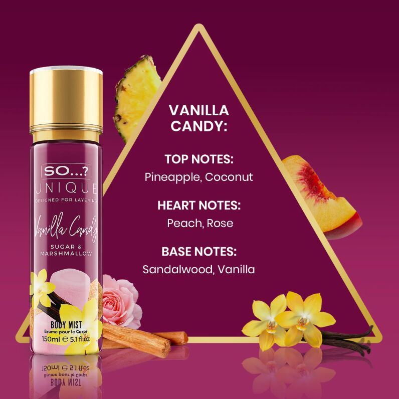 عطر ادکلن وانیلا کندی شوگر اند مارشمالو سو؟ - Vanilla Candy Sugar & Marshmallow So...? - بررسی، قیمت و خرید