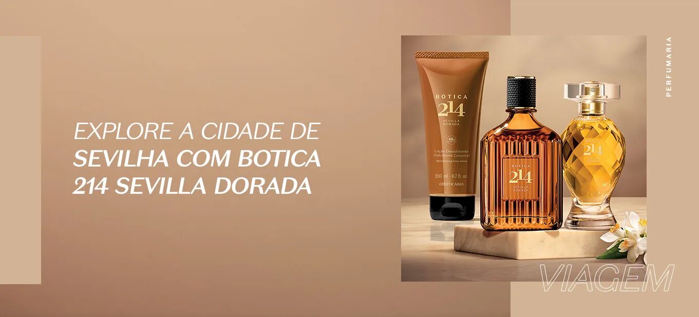 عطر ادکلن دو یک چهار سویا دورادا او بوتیکاریو - 214 Sevilla Dorada O Boticário - بررسی، قیمت و خرید