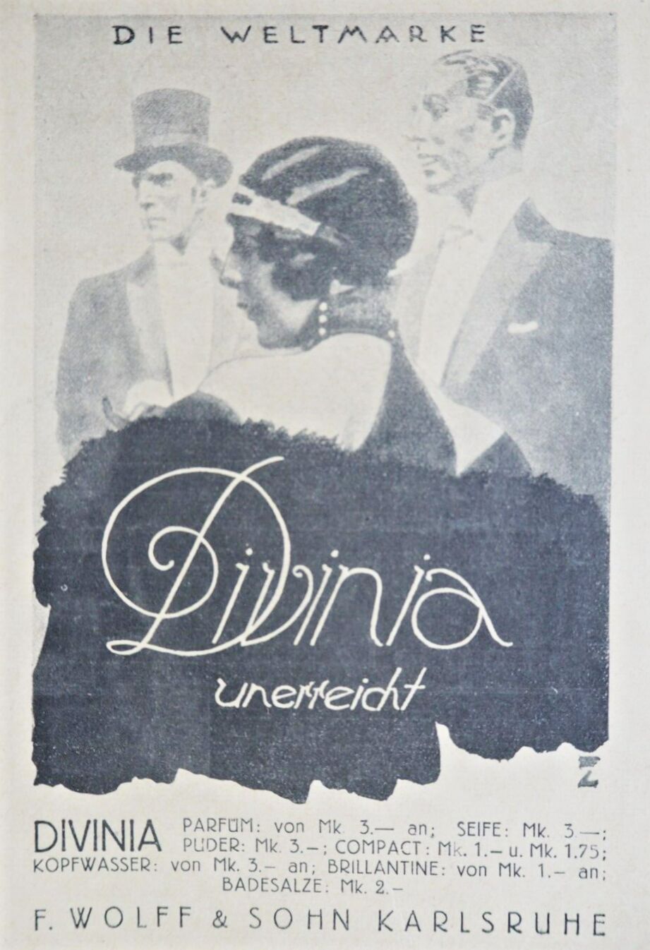 عطر ادکلن دی‌وینیا ف. وُلف و زون - Divinia F. Wolff & Sohn - بررسی، قیمت و خرید