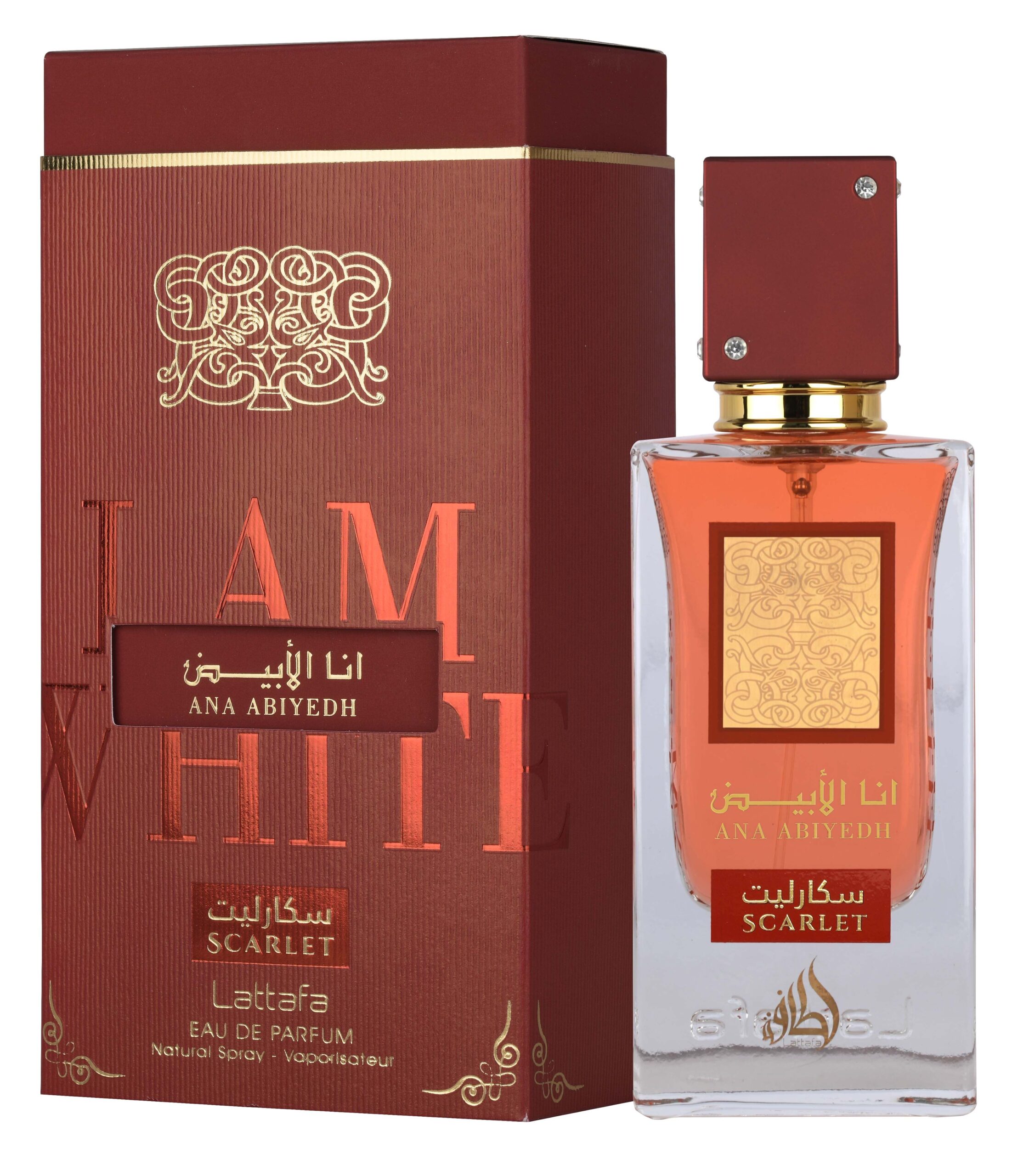عطر ادکلن آنا ابیض اسکارلت لتافا پرفیومز - Ana Abiyedh Scarlet Lattafa Perfumes - بررسی، قیمت و خرید
