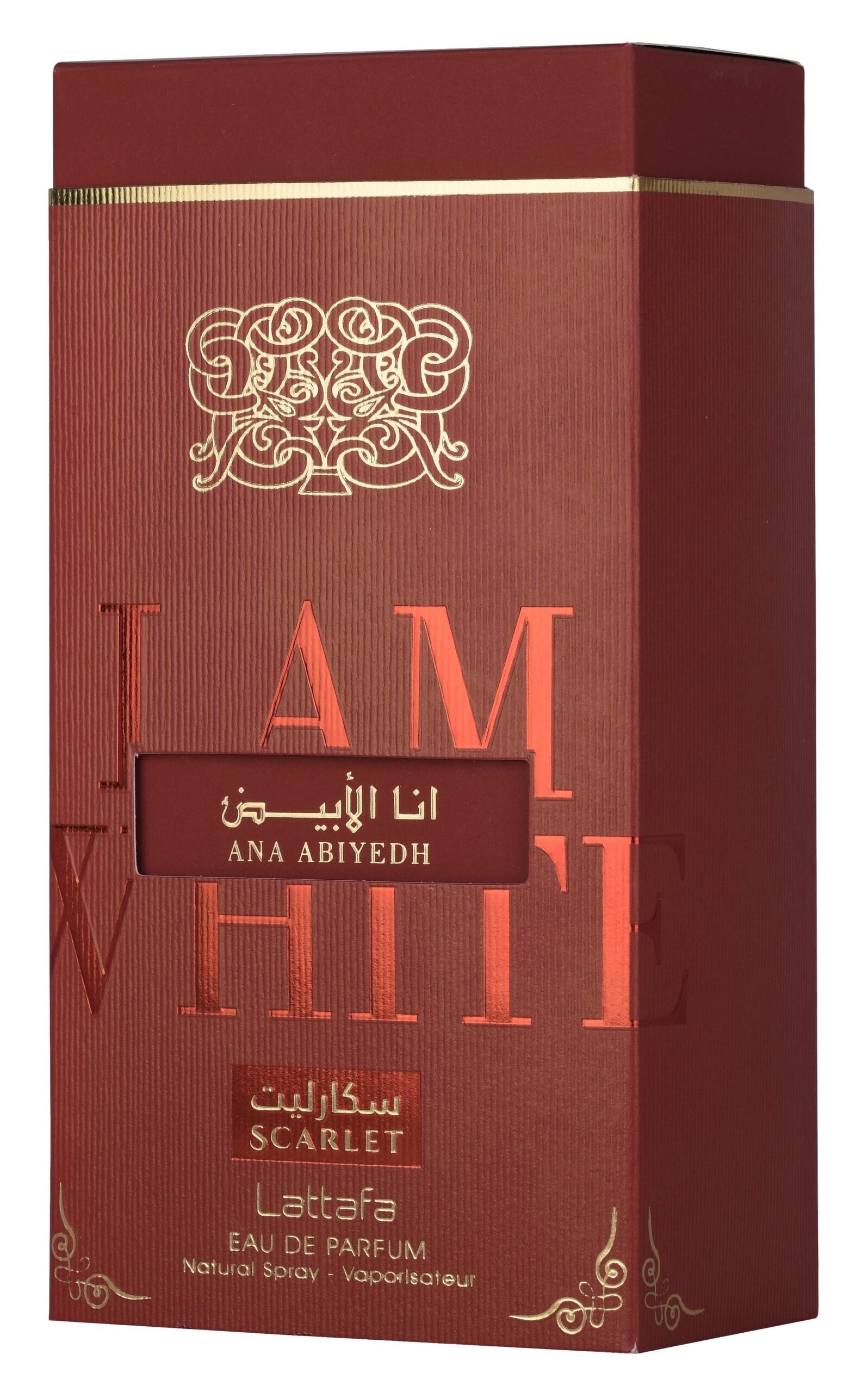 عطر ادکلن آنا ابیض اسکارلت لتافا پرفیومز - Ana Abiyedh Scarlet Lattafa Perfumes - بررسی، قیمت و خرید