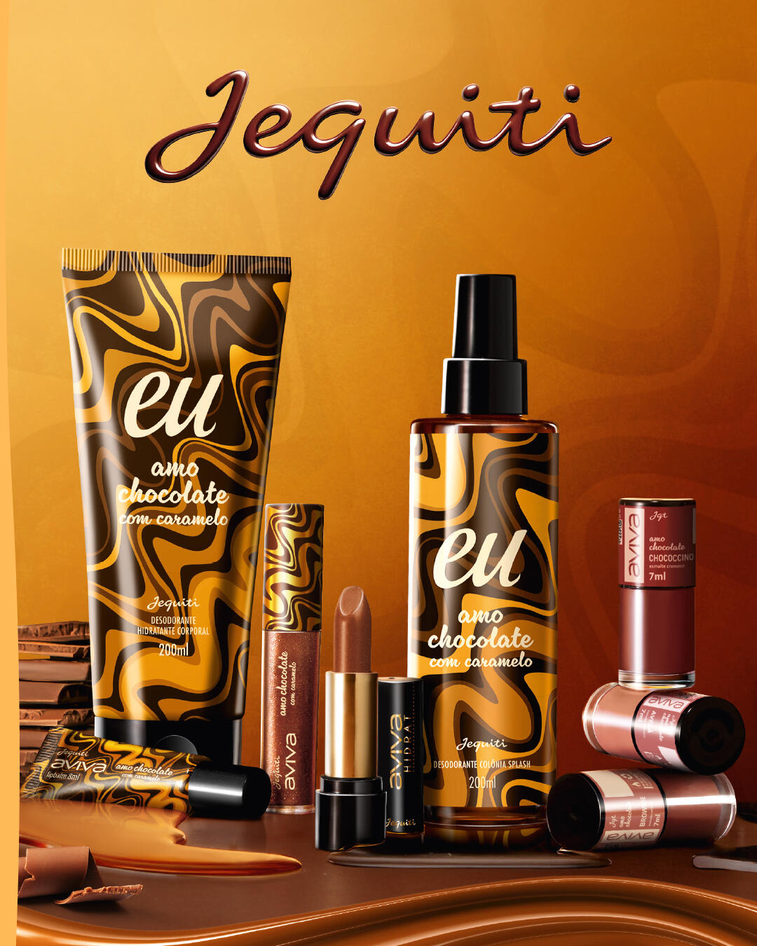 عطر ادکلن ییو آمو شوکولات کارامِلو ژکیتی - Eu Amo Chocolate Caramelo Jequiti - بررسی، قیمت و خرید