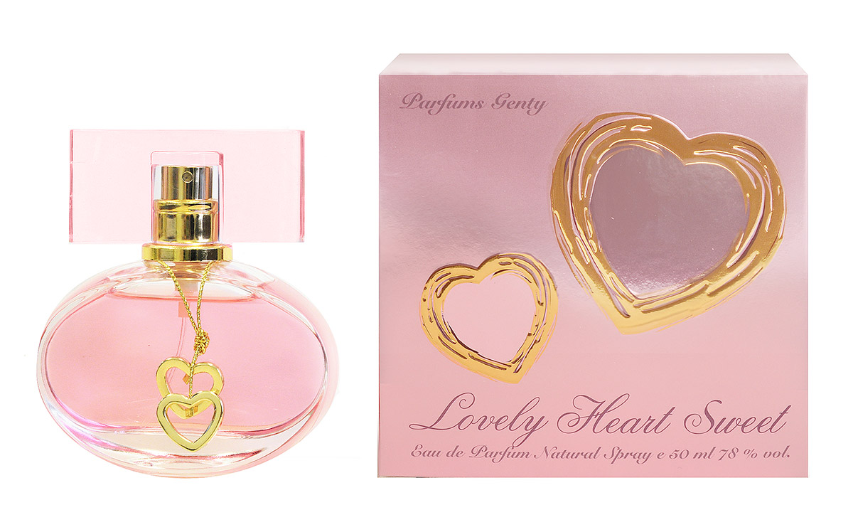 عطر ادکلن لاولی هارت سوییت پرفیوم جنتی - Lovely Heart Sweet Parfums Genty - بررسی، قیمت و خرید