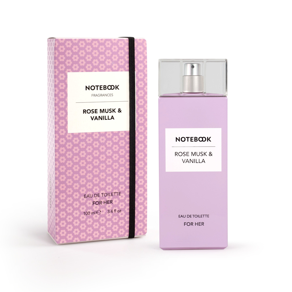 عطر ادکلن رز ماسک و وانیلا نوت بوک - Rose Musk & Vanilla Notebook - بررسی، قیمت و خرید