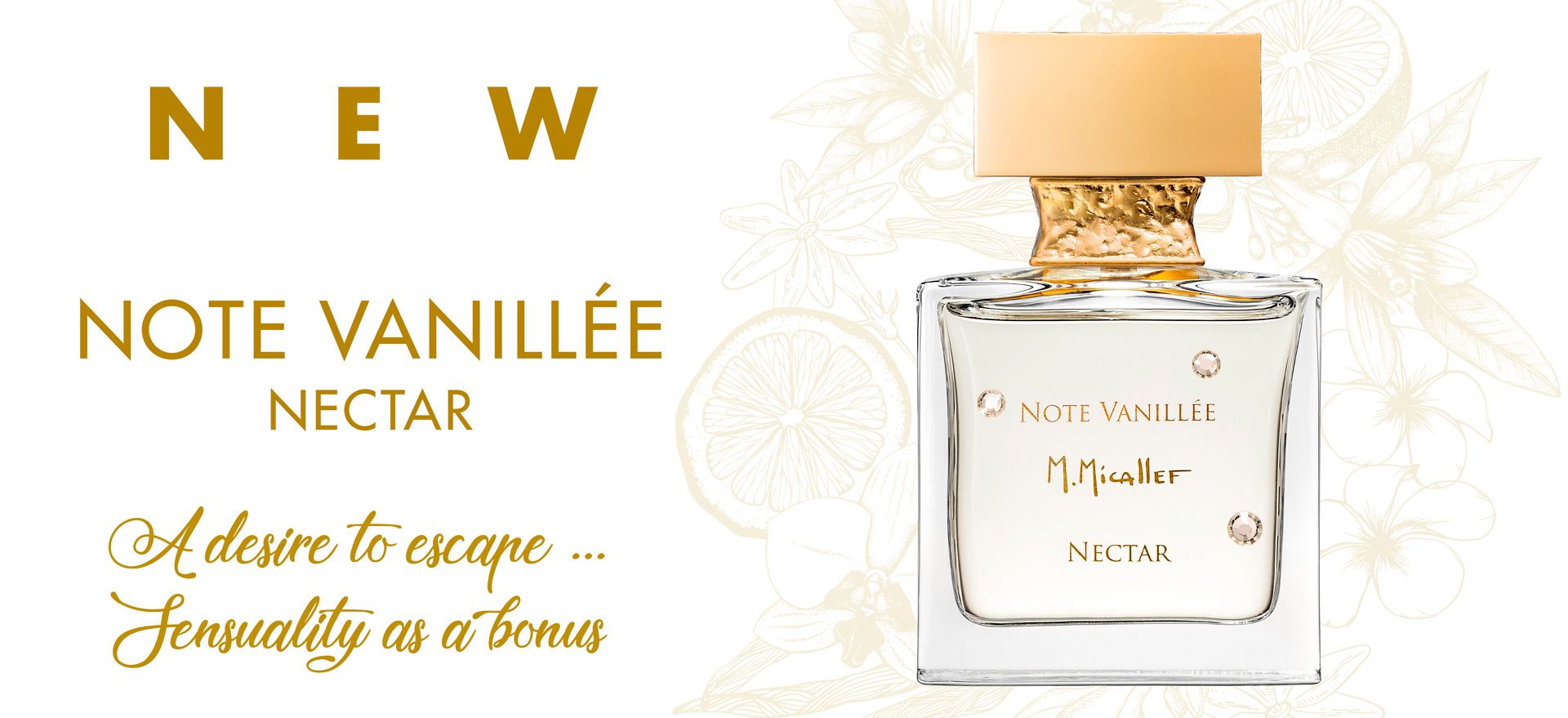 عطر ادکلن نوت وانیله نکتار امی میکالف - Note Vanillée Nectar M. Micallef - بررسی، قیمت و خرید