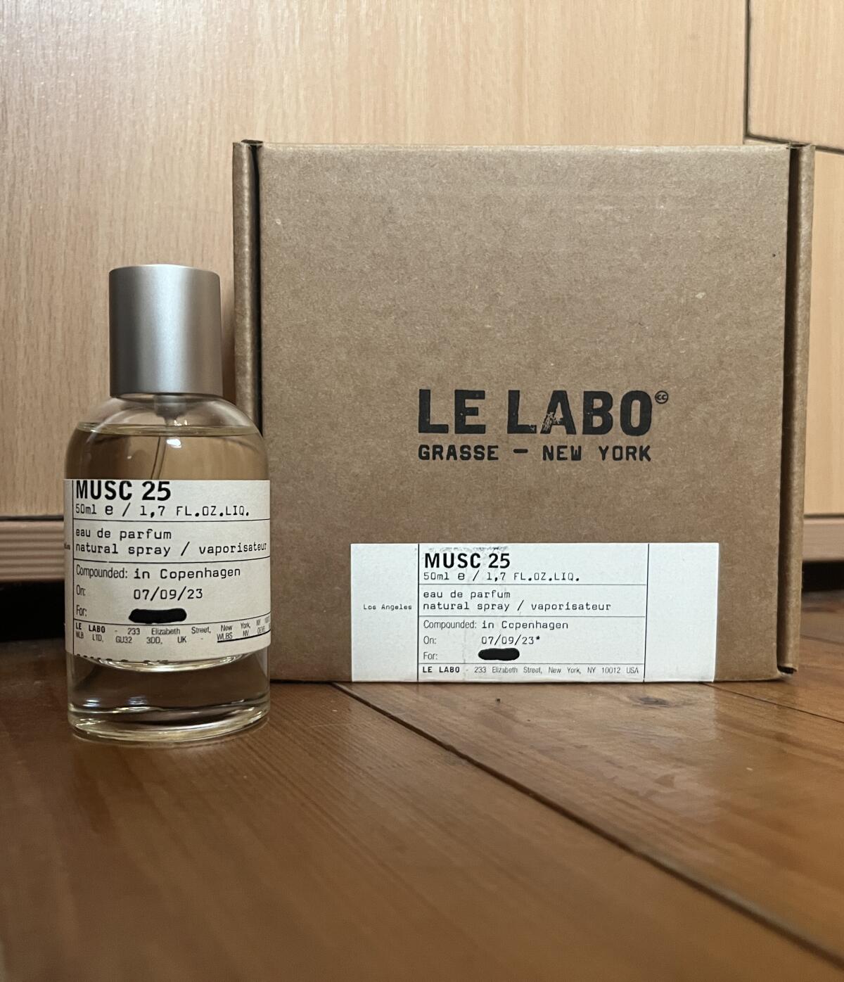 عطر ادکلن ماسک ۲۵ لوس آنجلس له لابو - Musc 25 Los Angeles Le Labo - بررسی، قیمت و خرید